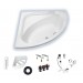 Hoesch Parana 1400x410 Eckbadewanne 5572.010
