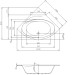 Hoesch Parana 1480x1480x480 mm Eck-Badewanne Einbaubadewanne ohne angeformter Schürze Weiß 5544.010