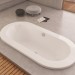Hoesch Philippe Starck 1800x900x440 Oval-Badewanne Einbaubadewanne Weiß 6020.010