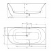 Hoesch Procasa Delphis Unic Vorwandwanne 180x80 Monoblock Version rechts ohne Befüllung