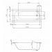 Hoesch ProCasa Uno 1700x750x440 Rechteck Badewanne 3980.010