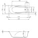 Hoesch Regatta 1600x700x460 mm Rechteckbadewanne Einbaubadewanne Weiß 6457.010