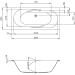 Hoesch Regatta 1800x800x460 mm Rechteckbadewanne Einbaubadewanne Weiß 6456.010