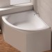 Hoesch Scelta 1500x1500x480 mm Eck-Badewanne Einbaubadewanne ohne angeformter Schürze Weiß 3676.010