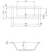 Hoesch Scelta 1800x800x480 mm Rechteckbadewanne Einbaubadewanne Weiß 3669.010