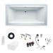 Hoesch Scelta 1800x900x480 mm Rechteckbadewanne Einbaubadewanne Weiß 3671.010