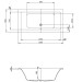 Hoesch Scelta 1800x900x480 mm Rechteckbadewanne Einbaubadewanne Weiß 3671.010