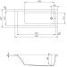 Hoesch Scelta 1900x800x480 mm Rechteckbadewanne Einbaubadewanne Weiß 3670.010