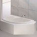 Hoesch Spectra 1700x1000x480 mm Eck-Badewanne Links Einbaubadewanne ohne angeformter Schürze Weiß 3657.010