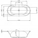 Hoesch Spectra 1700x800 Oval Badewanne Acryl 6480.010