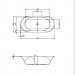Hoesch Spectra 1900x900 Oval Badewanne Acryl 6626.010