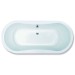 Hoesch Tacna 1800x800x450 mm Oval-Badewanne Einbaubadewanne Weiß 5539.010