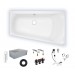 Hoesch Thasos rechts 1750x1100 Trapez-Badewanne Acryl 3748.010