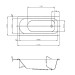 Hoesch Topeka/Procasa 1700x750x420 Badewanne 5570.010
