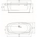 Ideal Standard Badewanne DEA, freistehend, 1700x750x475/610mm, Weiß