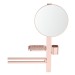 IS Beauty Bar Accessoires-Kombi. Alu+ M700 mit Spiegel d:320mm Rose