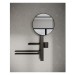 IS Beauty Bar Accessoires-Kombi. Alu+ M700 mit Spiegel d:320mm Silk Black