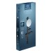 IS Beauty Bar Accessoires-Kombi. Alu+ S700 mit Spiegel d:200mm Silk Black