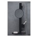 IS Beauty Bar Accessoires-Kombi. Alu+ S700 mit Spiegel d:200mm Silk Black