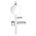 IS Beauty Bar Accessoires-Kombi. Alu+ S700 mit Spiegel d:200mm Silver
