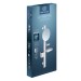 IS Beauty Bar Accessoires-Kombi. Alu+ S700 mit Spiegel d:200mm Silver