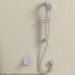 IS Einzelthermostat UP Ceratherm C100, Bausatz 2, Rosette d:163mm, Chrom