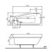 Ideal Standard Rocky Plus/S100 170x75 links Acryl-Raumsparbadewanne
