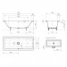 Kaldewei CONODUO 733 1800x800x430 Badewanne alpinweiß 235100010001