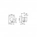 KE 2-Wege Ab-u.Umstellv.IXMO Comf.59557, Schlauchan./Brauseh.eckig, Alu-finish