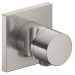 KE 2-Wege Ab-u.Umstellv.IXMO Pure 59557, Schlauchan./Brauseh.eckig,Edelst.-finish