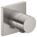 KE 2-Wege Ab-u.Umstellv.IXMO Pure 59557, Schlauchanschluss,eckig,Edelstahl-finish