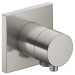 KE 2-Wege Umstellv. IXMO Comfort 59556, Schlauchanschl.,eckig,Edelstahl-finish