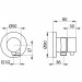 KE 2-Wege Umstellv. IXMO Comfort 59556, Schlauchan./Brauseh.,rund, Alu-finish