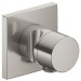 KE 2-Wege Umstellventil IXMO Pure 59556, Schlauchan./Brauseh.,eckig,Edels.-finish