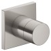 KE 3-Wege Umstellventil IXMO Pure 59548, eckig, Edelstahl-finish