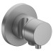 KE Absperrventil IXMO Comfort 59541,rund Schlauchanschl./Brauseh.Aluminium-finish