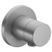 KE Absperrventil IXMO Pure 59541, rund Schlauchanschluss, Aluminium-finish