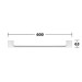 KE Badetuchhalter Aveno 14601,  600 mm, verchromt