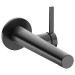 KE EHM WT-Mischer IXMO 59516, rund Wandmontage, 187 mm, Schwarzchrom geb.