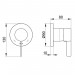 KE Einhebelmischer IXMO 59551, rund, Aluminium-finish