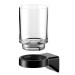 KE Glashalter Aveno 14650,  mit Echtkristall-Glas, schwarz matt
