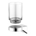 KE Glashalter Aveno 14650,  mit Echtkristall-Glas, verchromt