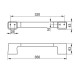 KE Haltegriff Aveno 14607,  300 mm, schwarz matt