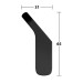 KE Handtuchhaken Aveno 14614,  schwarz matt