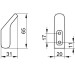 KE Handtuchhaken Aveno 14614,  schwarz matt