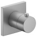 KE Thermostatarmatur IXMO 59553, eckig, Aluminium-finish