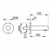 KE Wanneneinlauf IXMO 59545, rund, 152 mm, Edelstahl-finish