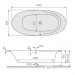 Koralle Progress T900 1900x900 Badewanne oval VM402190090201/ K61930000 ABVERKAUF
