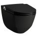 LF Dusch-T-WC wandh. RIVA 600x355x405 spülrandlos schwarz glänzend
