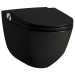 LF Dusch-T-WC wandh. RIVA 600x355x405 spülrandlos schwarz matt